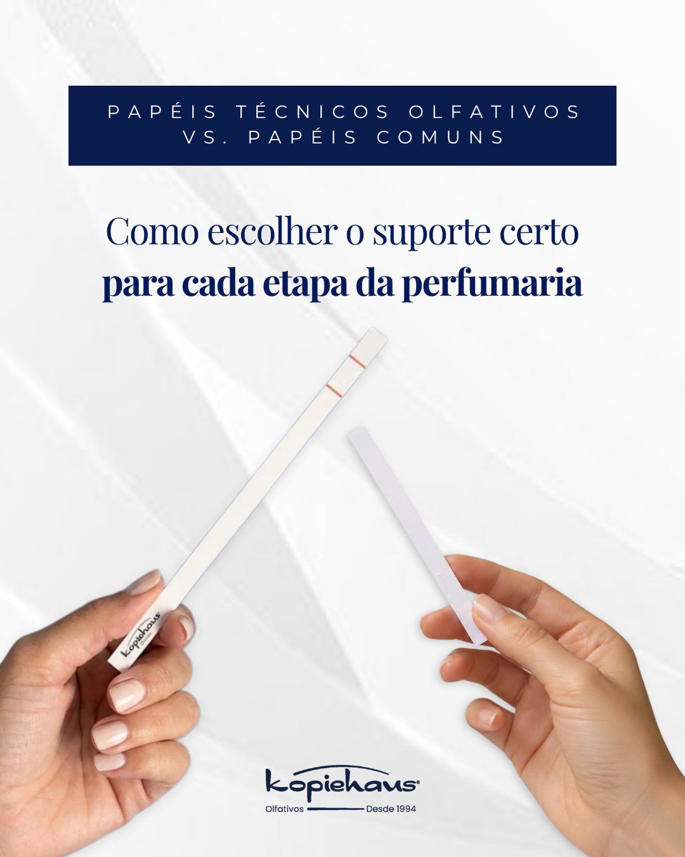 Na perfumaria, o suporte olfativo não deve ser escolhido apenas pelo formato ou pela aparência.…